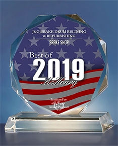 Best of McHenry 2019 award for Brake Shop